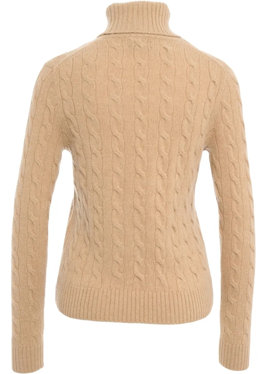 Pulover Turtleneck sweater with logo embroidery - Img 3