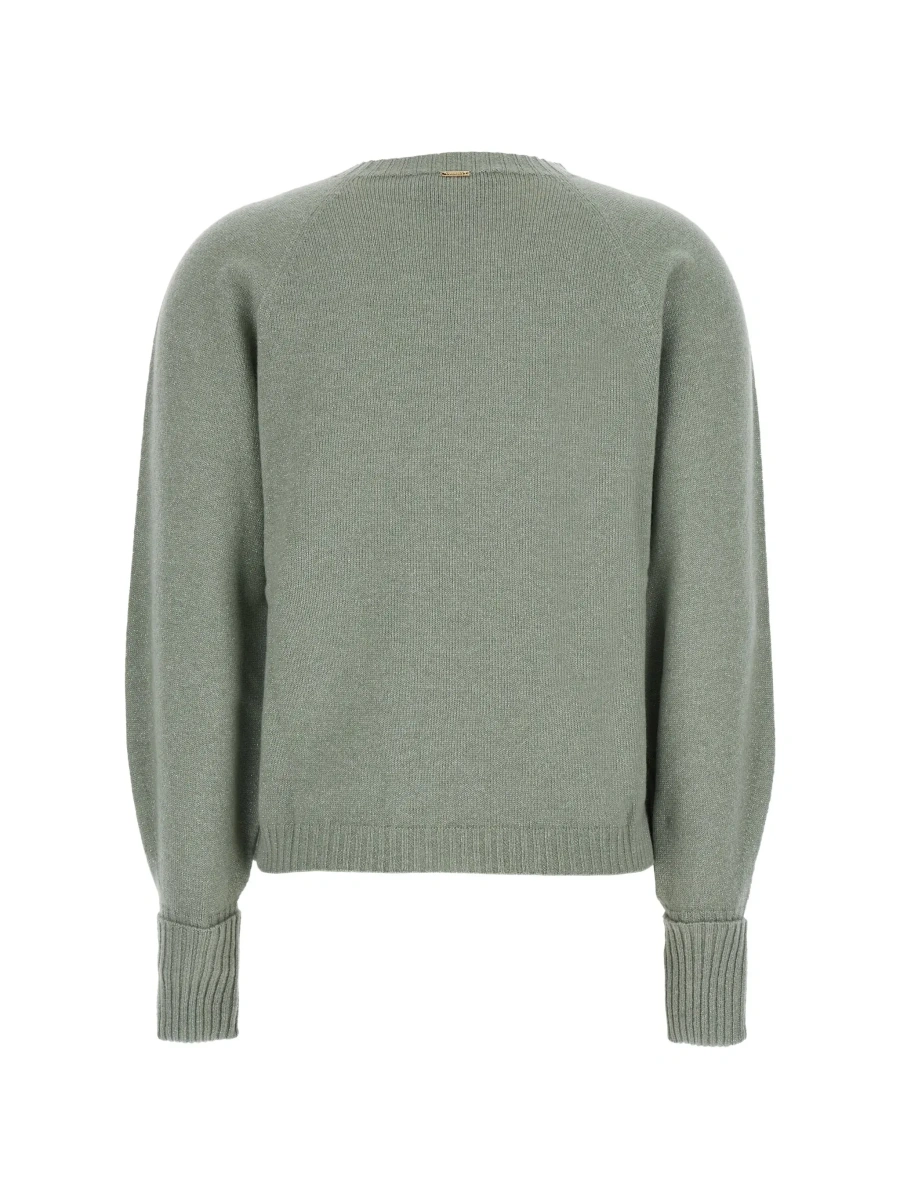Pulover TWINSET verde din lana si casmir - Img 4