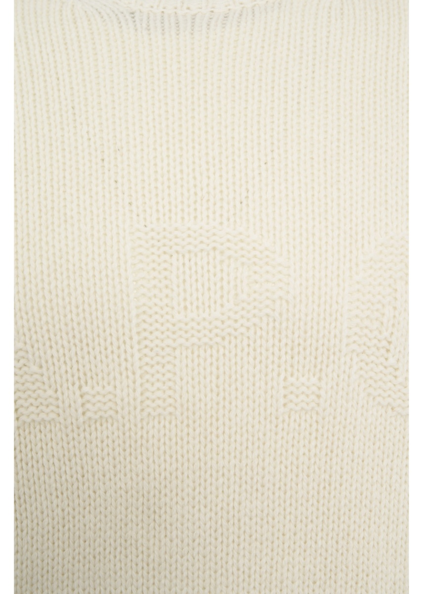 Pulovere A.P.C. Sweater with intarsia logo - Img 4