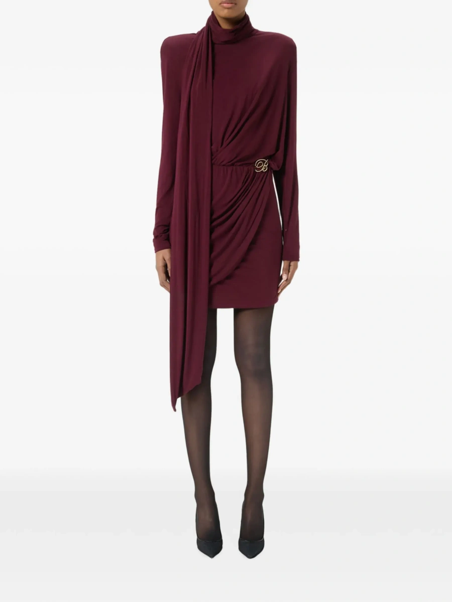 Rochie Blumarine mov din vascoza si elastan - Img 4