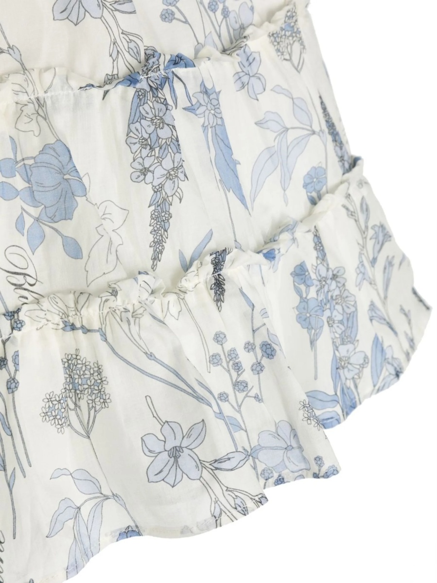 Rochie casual Blumarine alba din bumbac - Img 3