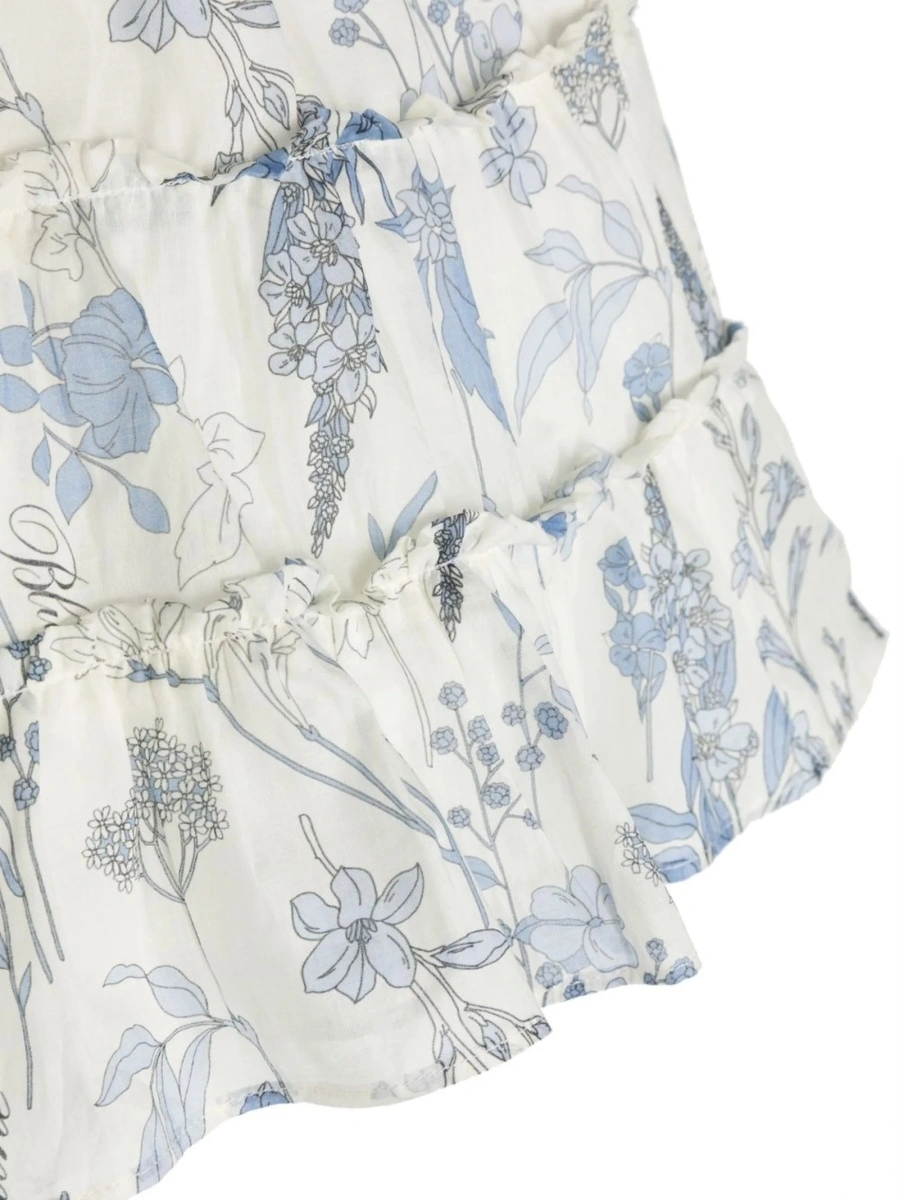 Rochie casual Blumarine alba din bumbac - Img 3