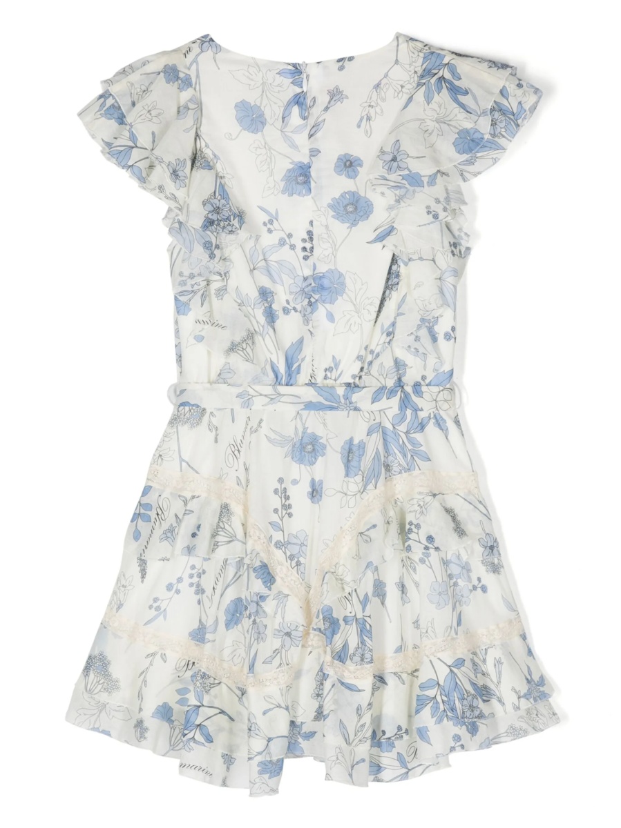 Rochie casual Blumarine neutra din vascoza - Img 2