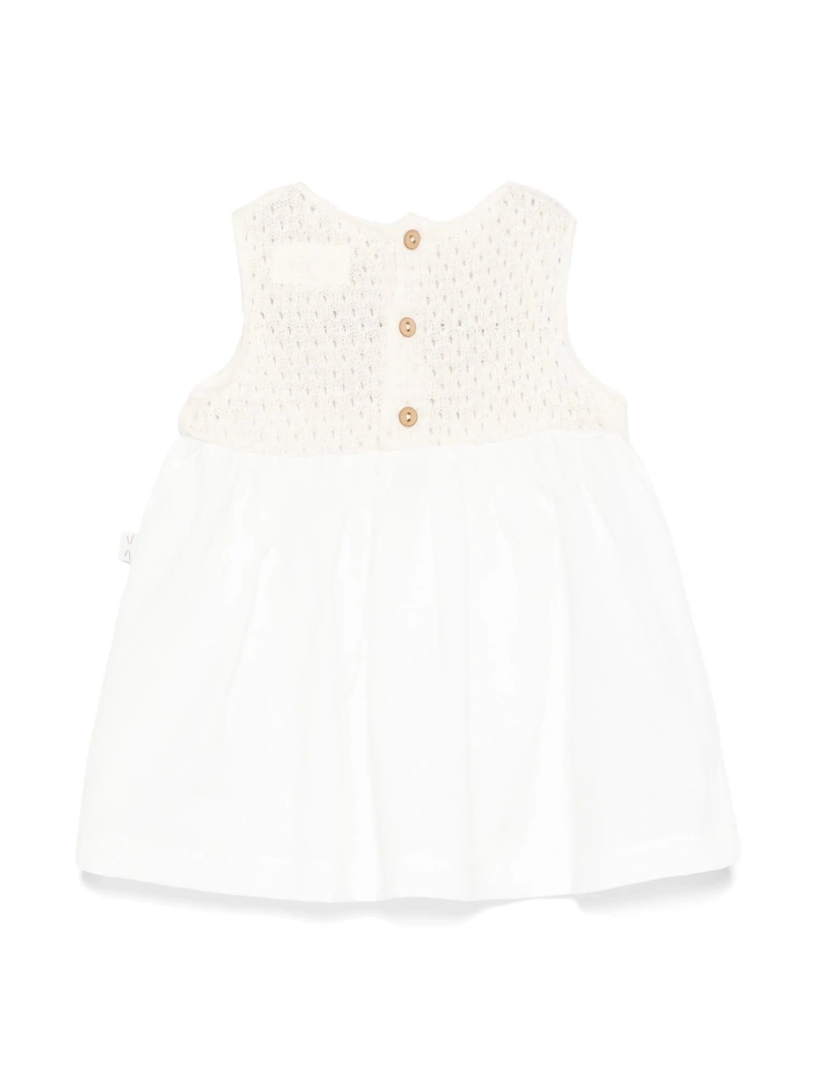 Rochie casual TEDDY &amp; MINOU alba - Img 2