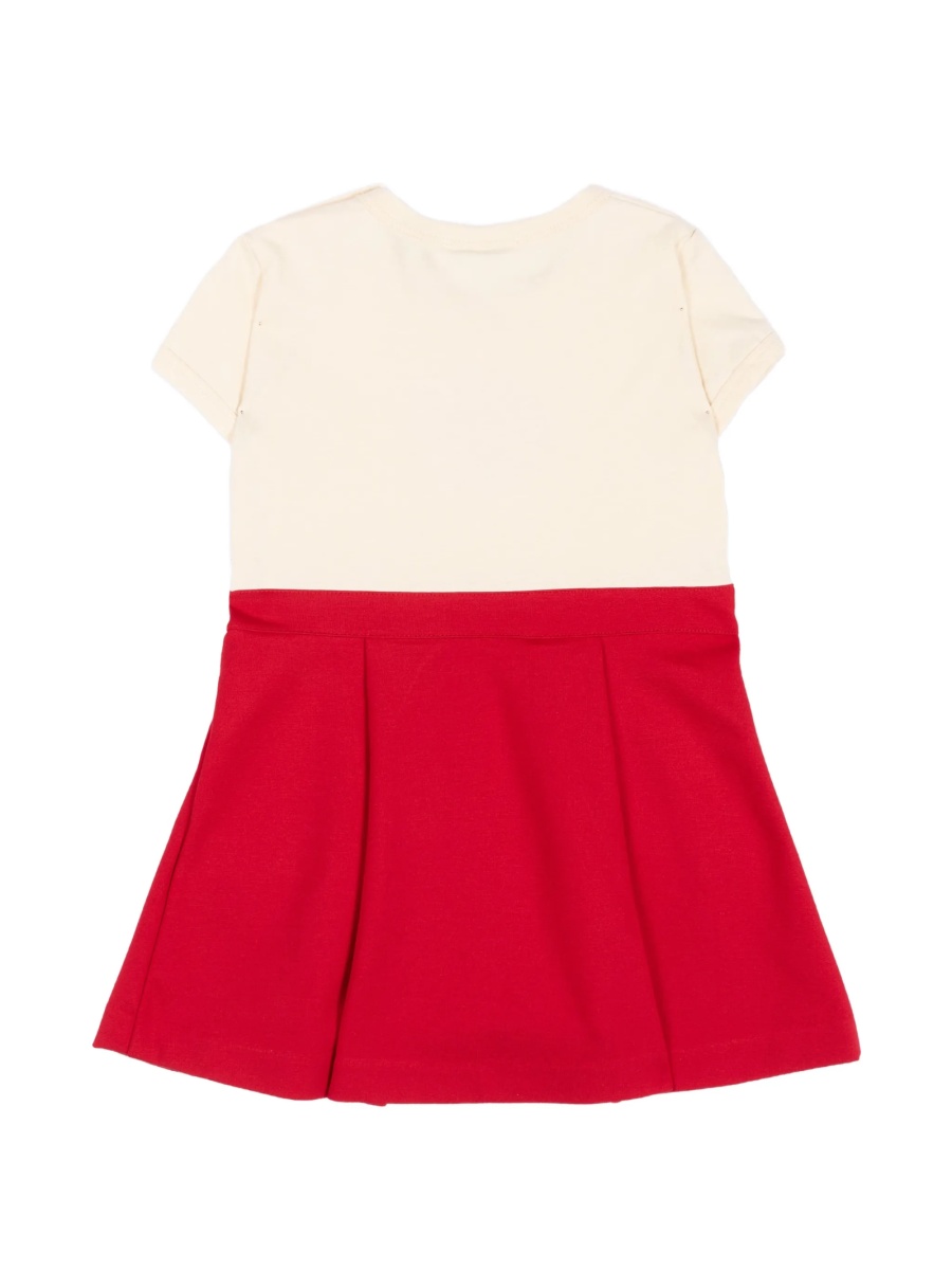 Rochie casual Versace rosie din bumbac - Img 2