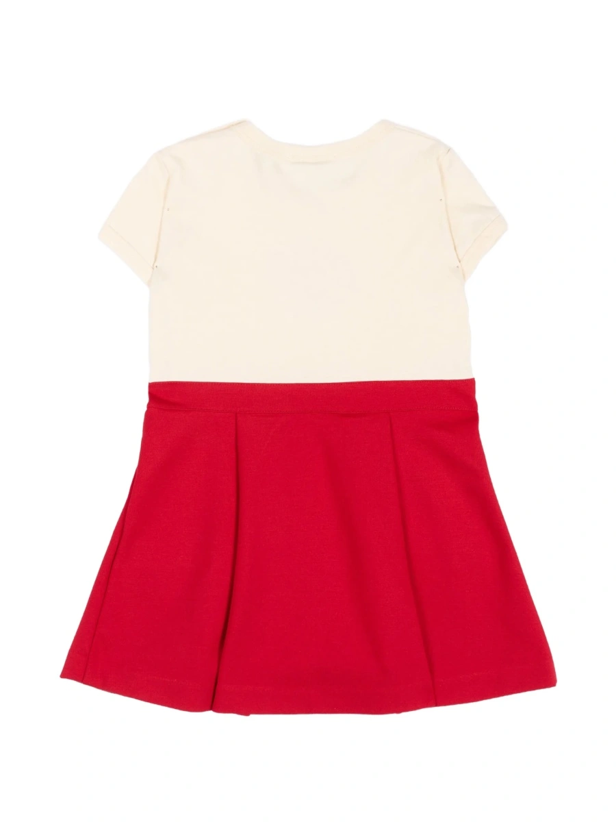 Rochie casual Versace rosie din bumbac - Img 2