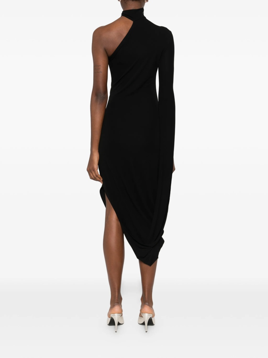Rochie de ocazie Alexander Wang neagra din vascoza si elastan - Img 4
