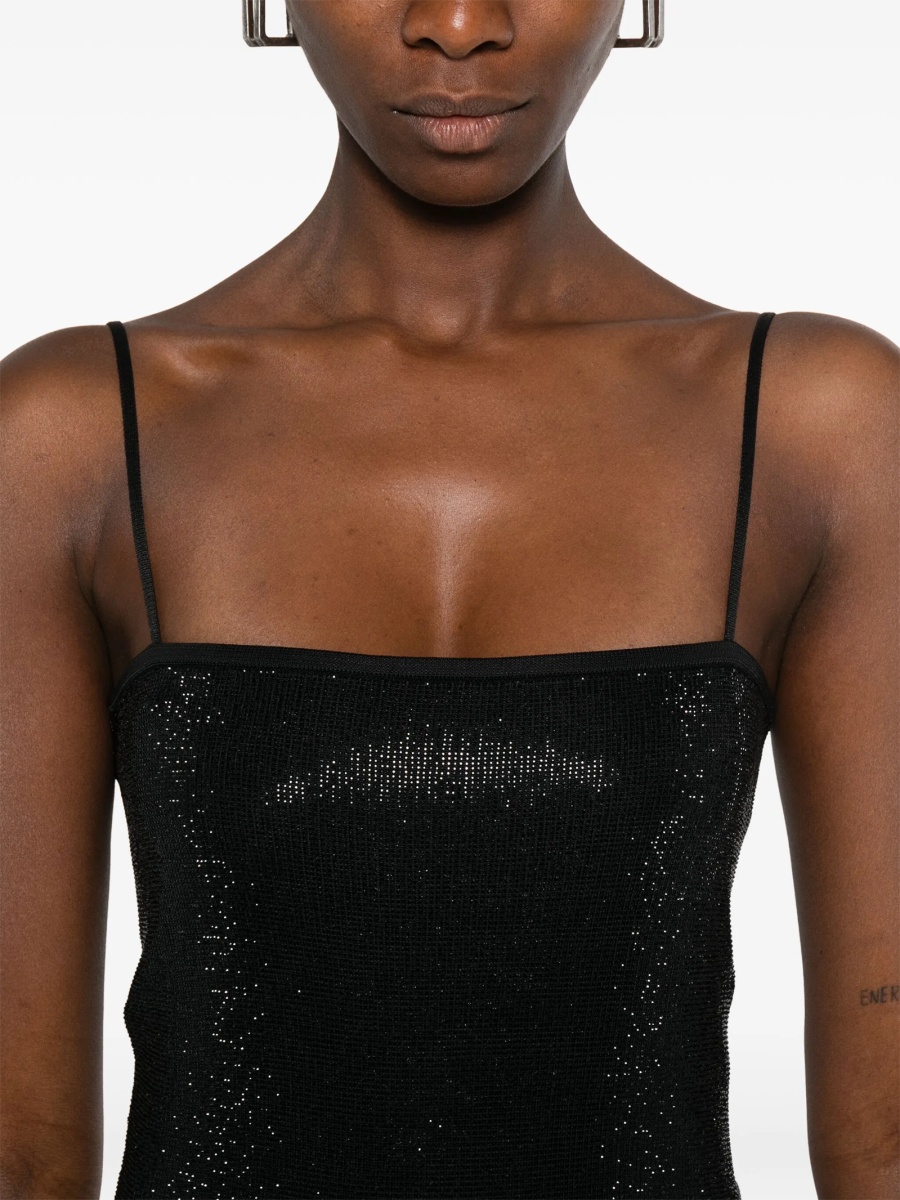 Rochie de ocazie Alexander Wang neagra din vascoza - Img 5