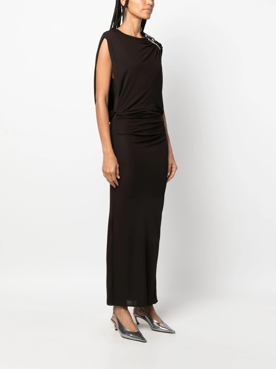 Rochie de ocazie Lanvin maro - Img 3