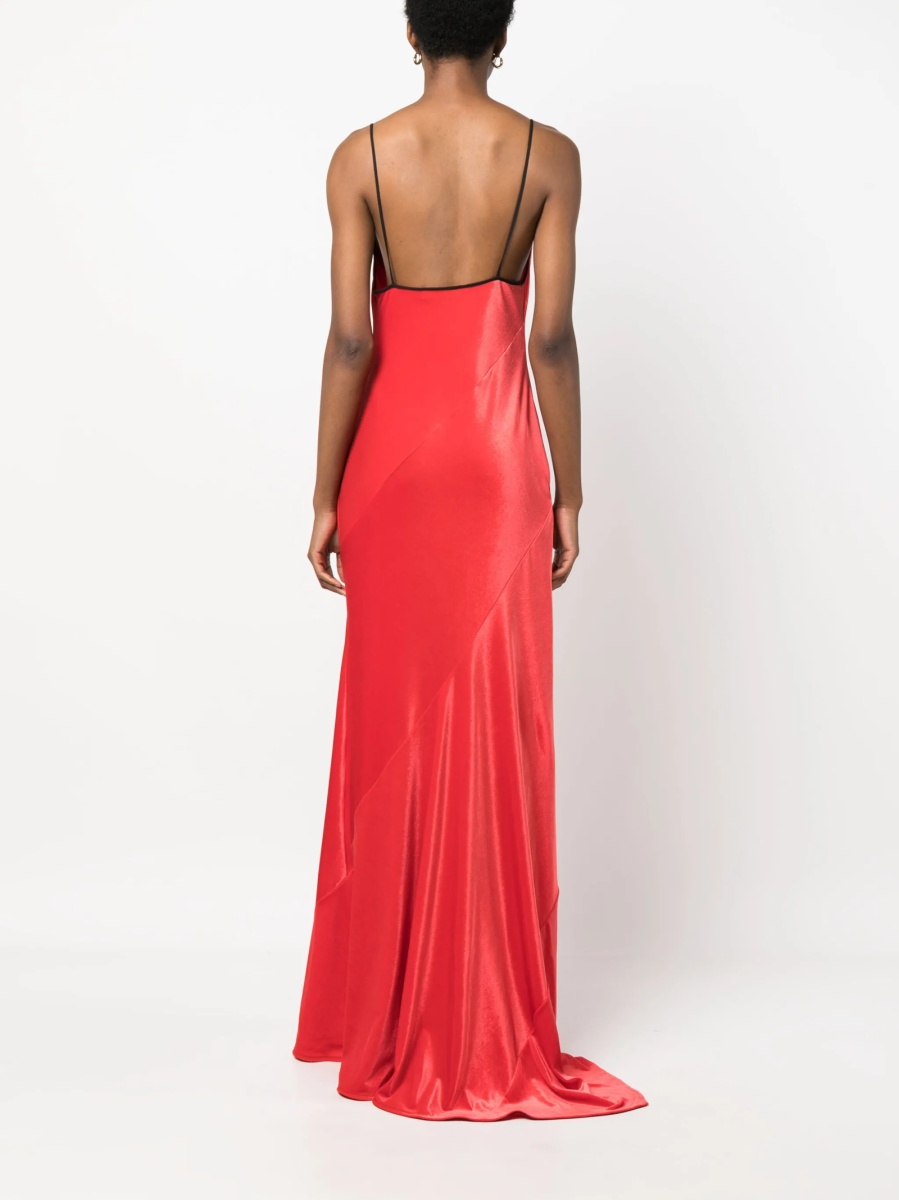 Rochie de ocazie Philosophy rosie din elastan si polyester - Img 4