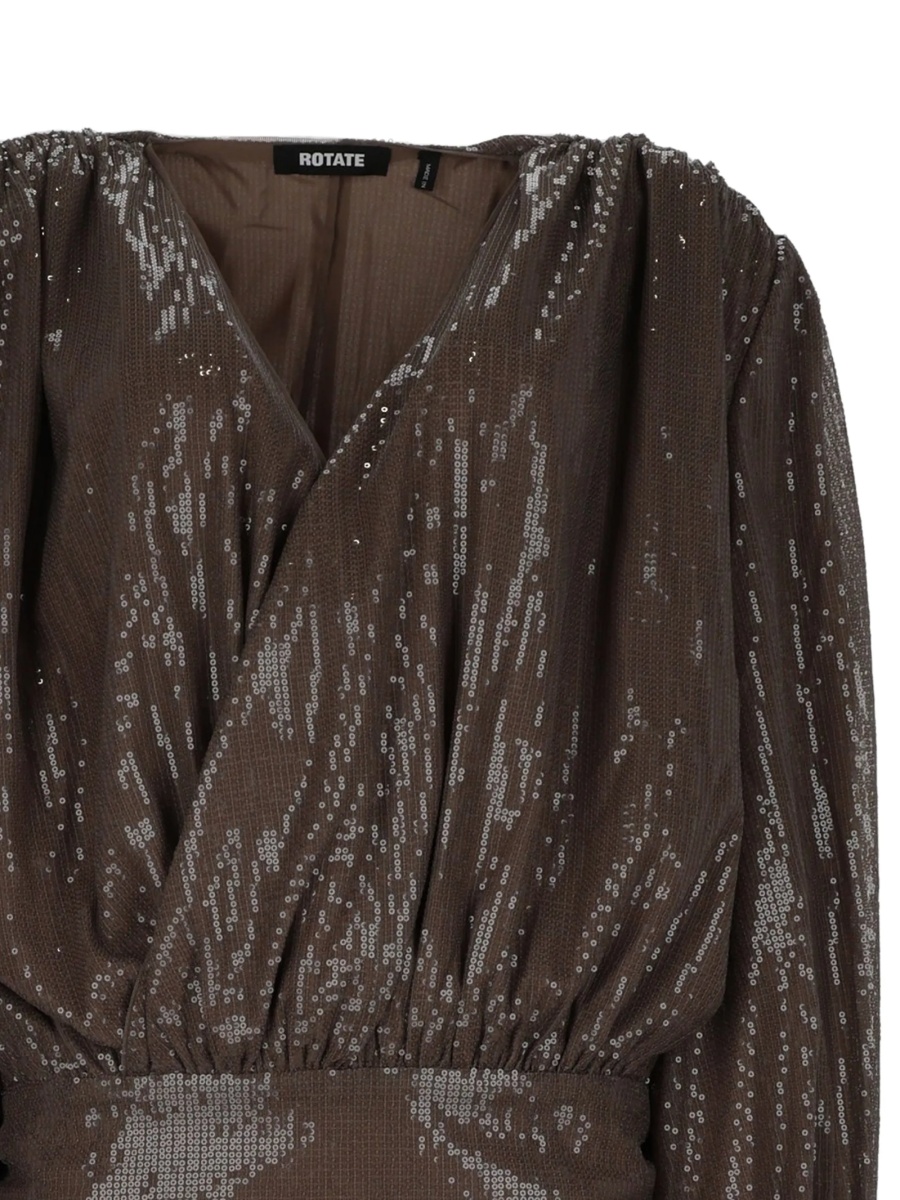 Rochie de ocazie ROTATE Birger Christensen maro - Img 2