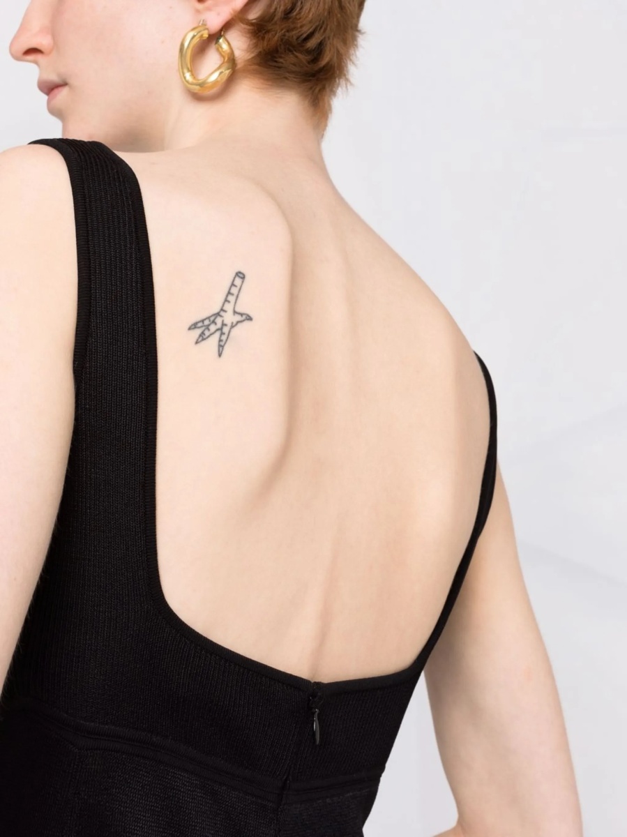 Rochie de ocazie Saint Laurent neagra - Img 3
