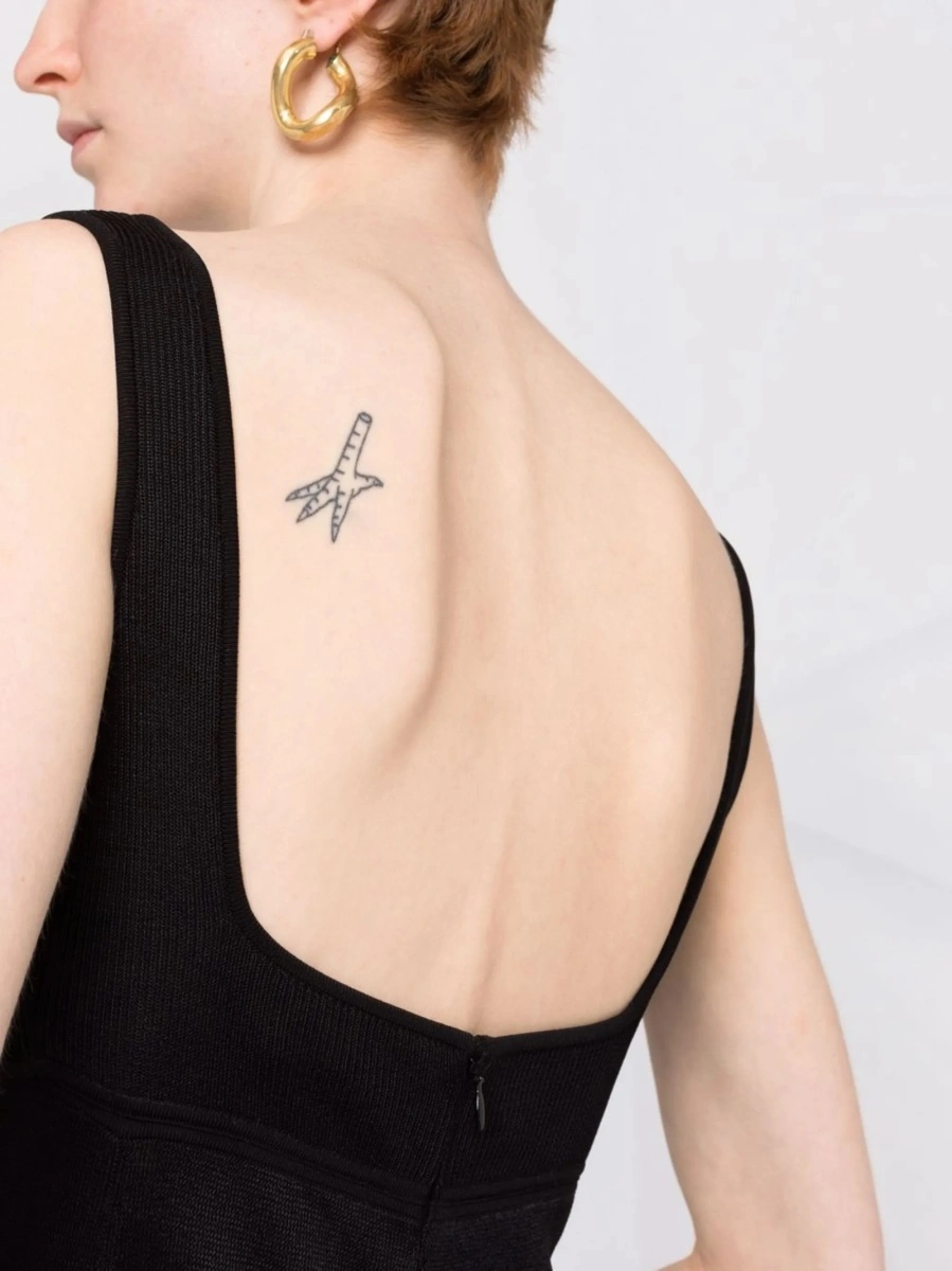 Rochie de ocazie Saint Laurent neagra - Img 3