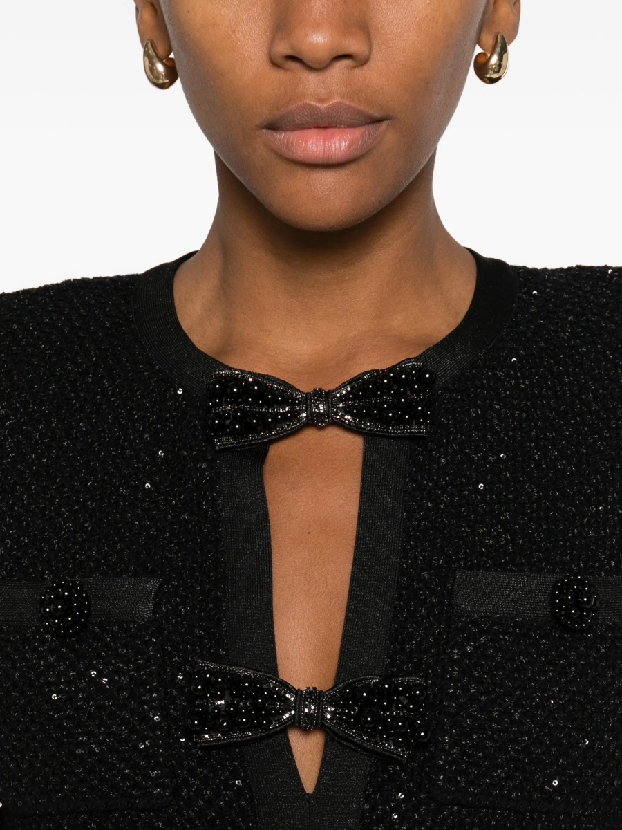 Rochie de ocazie Self-Portrait neagra - Img 5