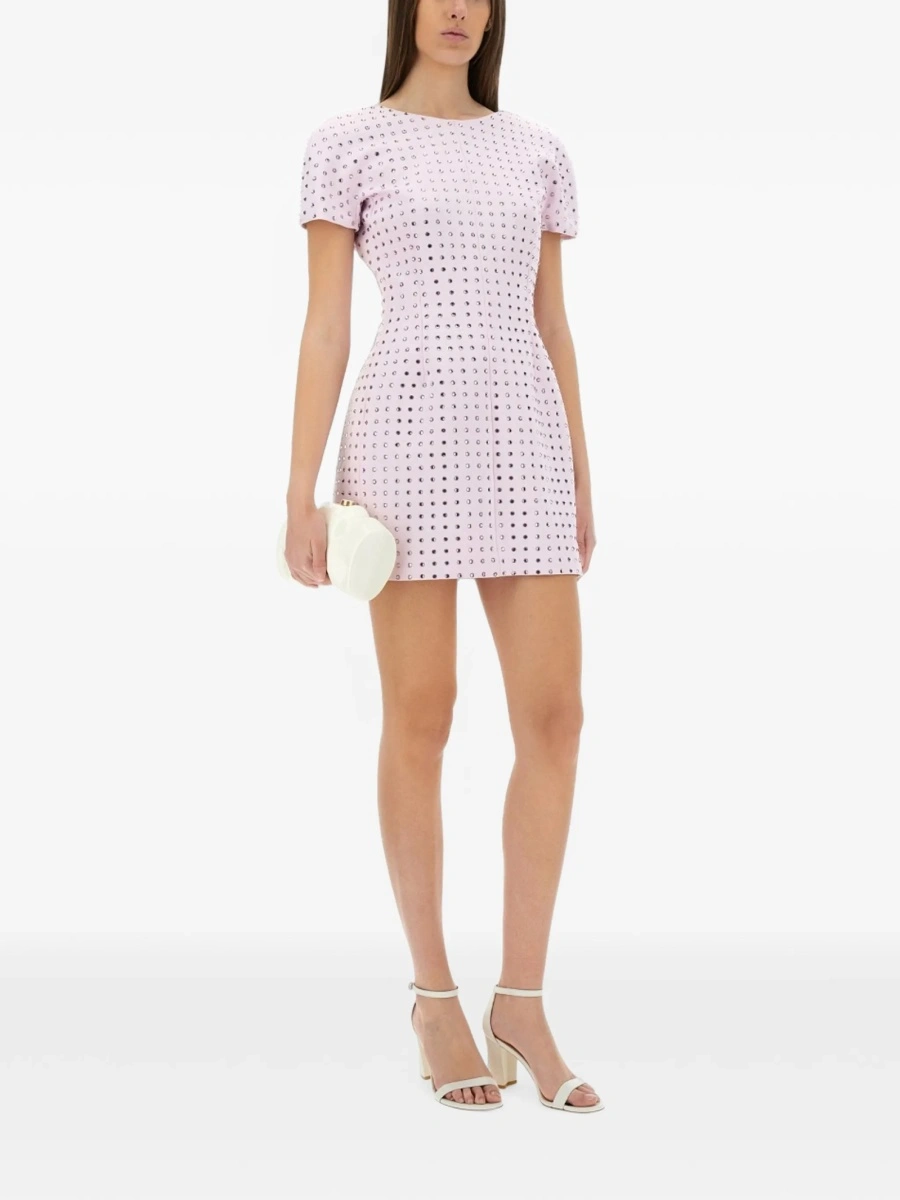 Rochie de ocazie SPORTMAX roz din material textil - Img 2