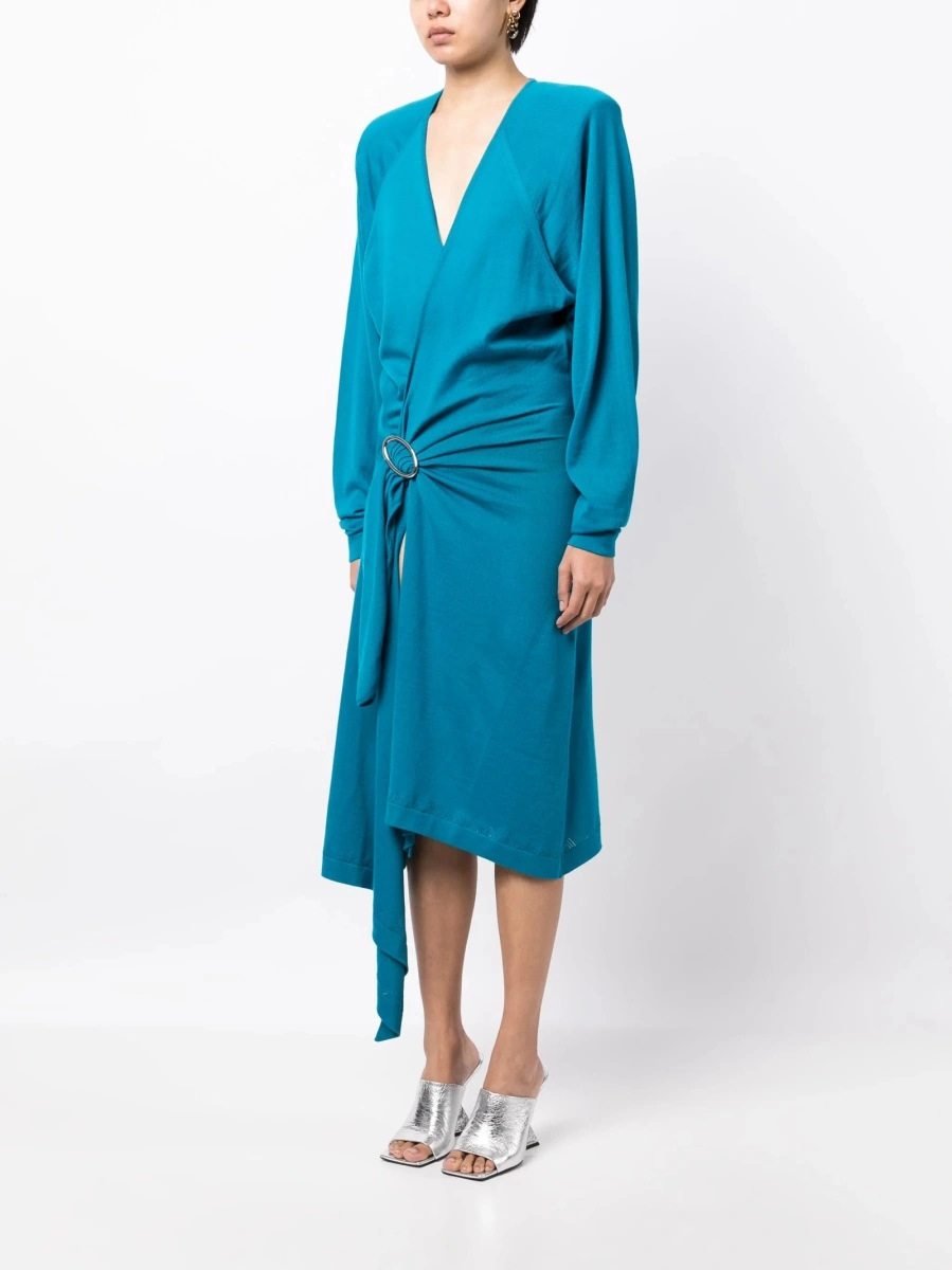 Rochie de ocazie THE ATTICO albastra - Img 3