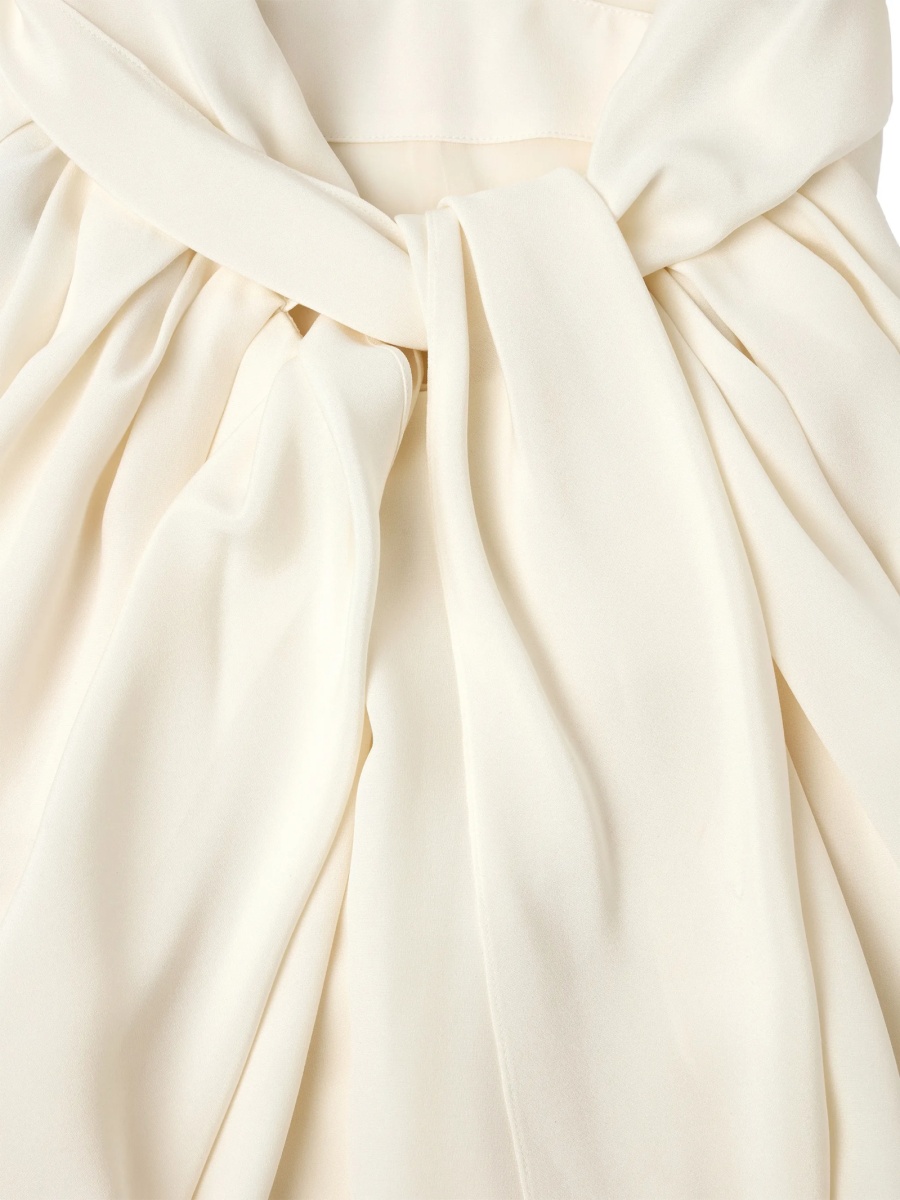 Rochie de ocazie Versace alba din matase - Img 4