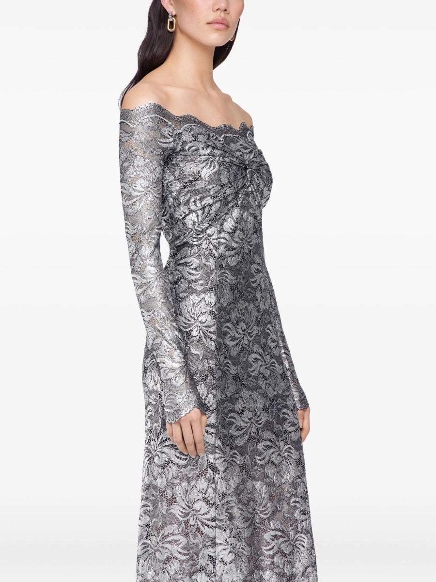 Rochie de seara RABANNE argintie - Img 5