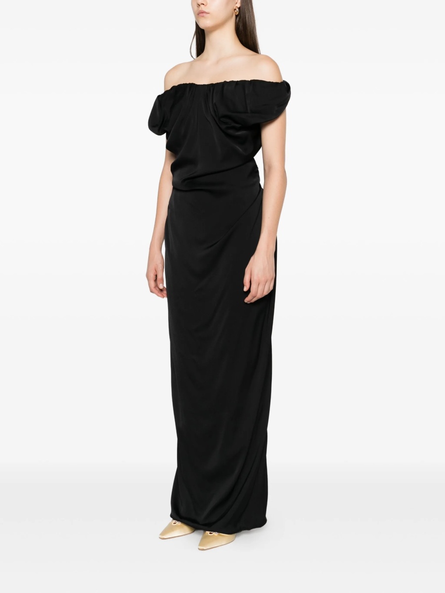 Rochie de seara Vivienne Westwood neagra din vascoza - Img 3