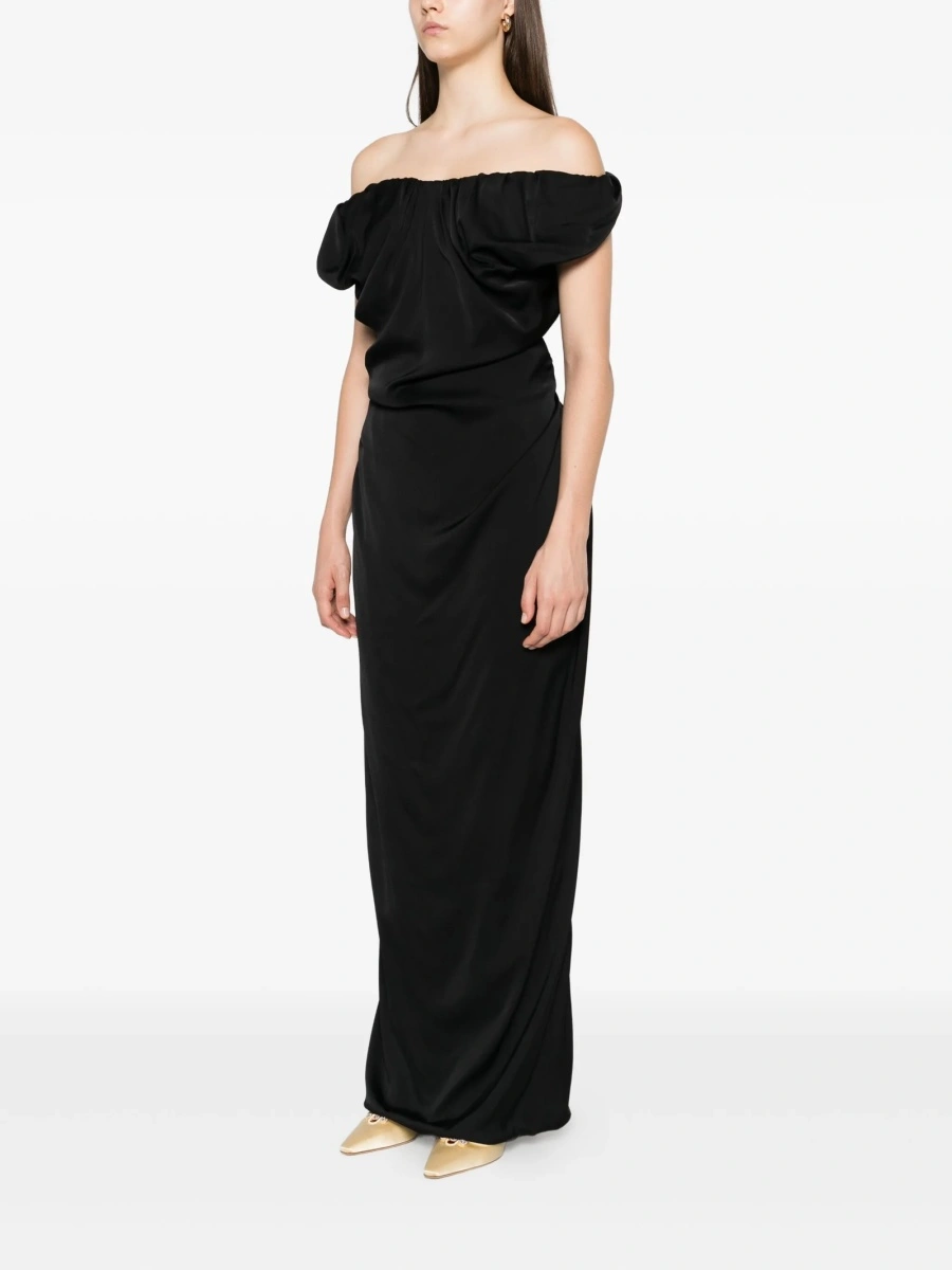 Rochie de seara Vivienne Westwood neagra din vascoza - Img 3