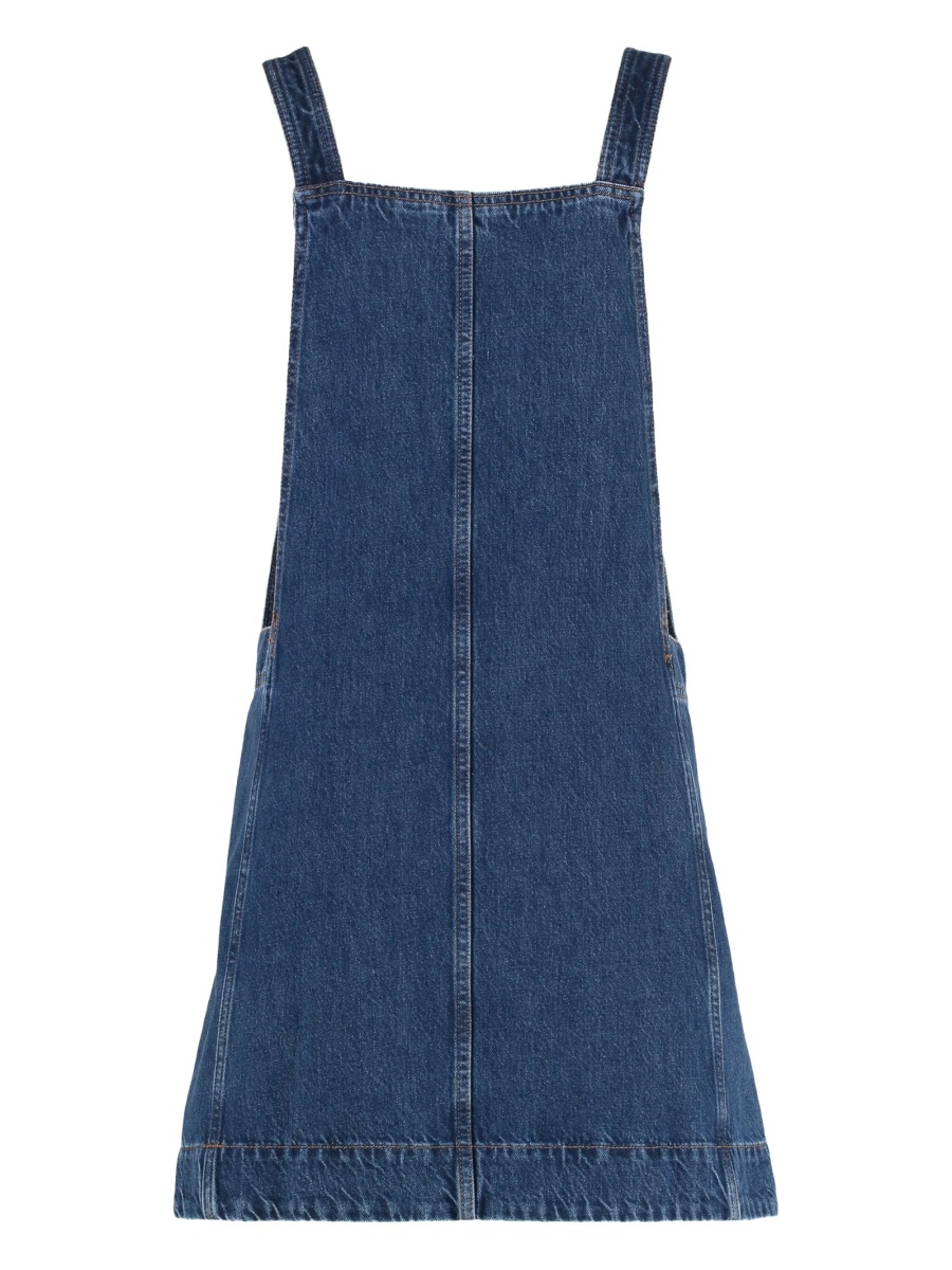 Rochie de zi 7 For All Mankind albastra - Img 4