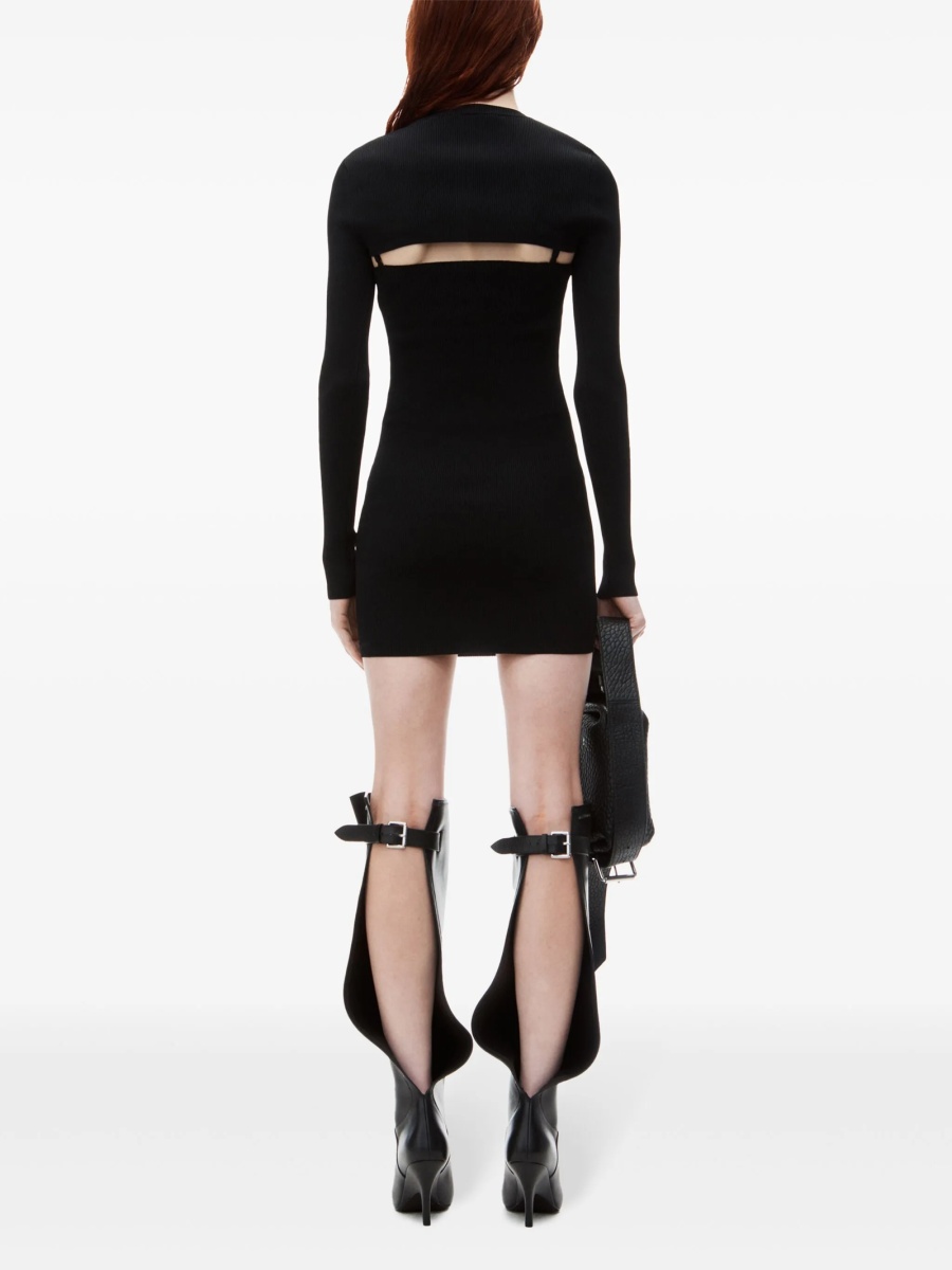 Rochie de zi Alexander Wang neagra - Img 3