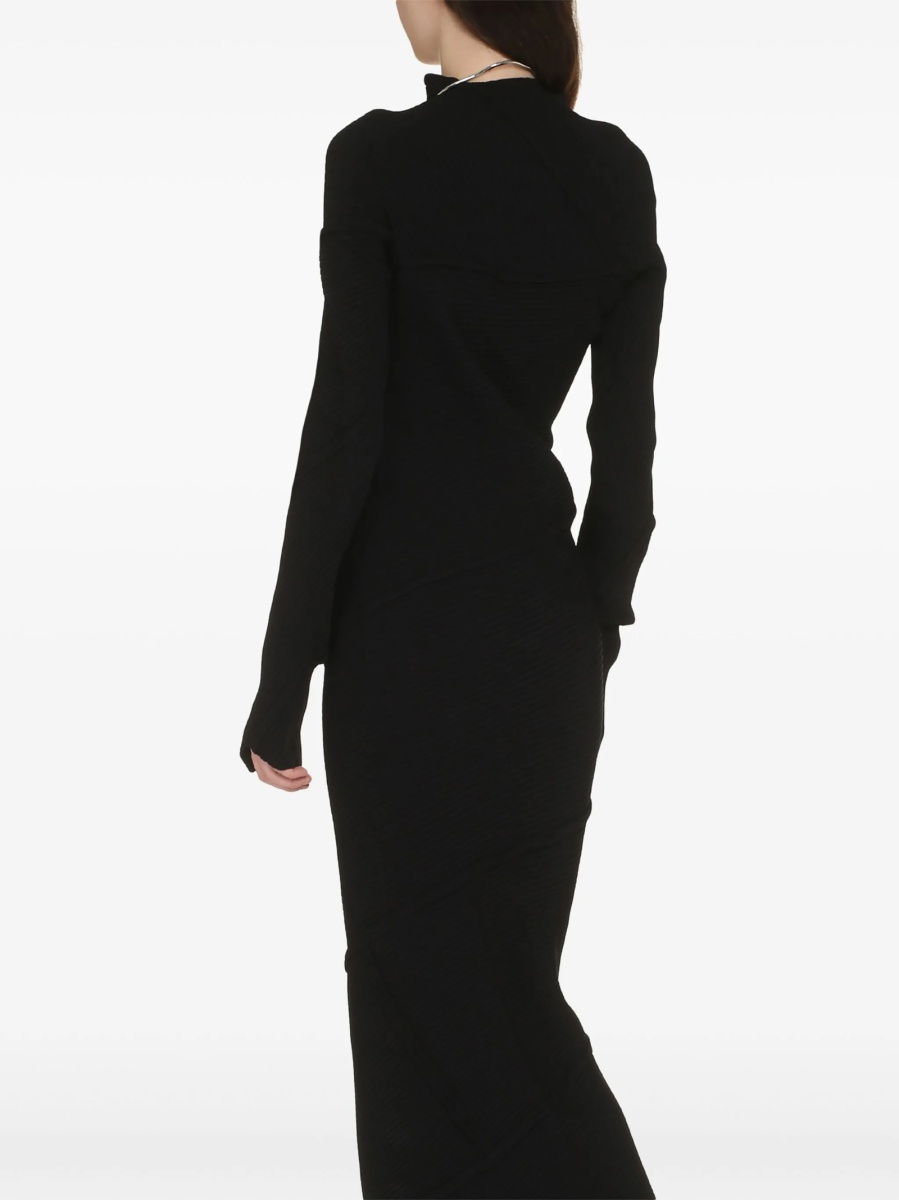 Rochie de zi Balenciaga neagra - Img 3