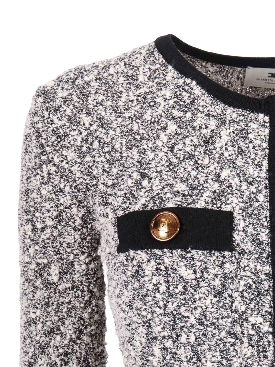 Rochie de zi Elisabetta Franchi gri - Img 3
