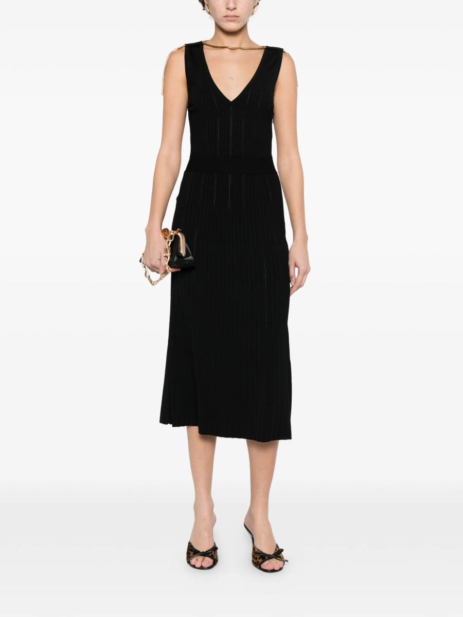 Rochie de zi Elisabetta Franchi neagra - Img 2