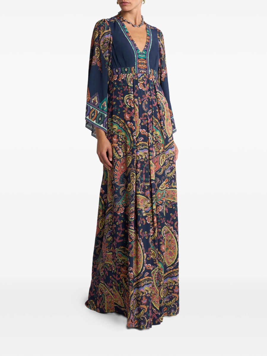 Rochie de zi ETRO albastra - Img 2