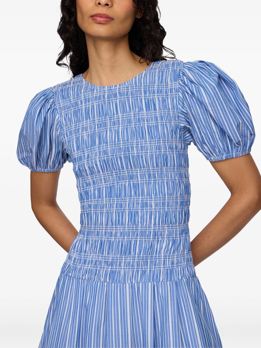 Rochie de zi Ganni albastra - Img 4