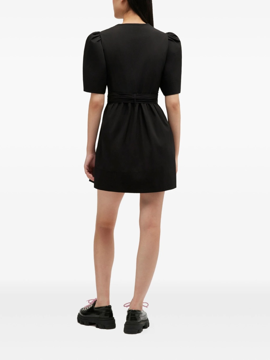 Rochie de zi Ganni neagra - Img 3