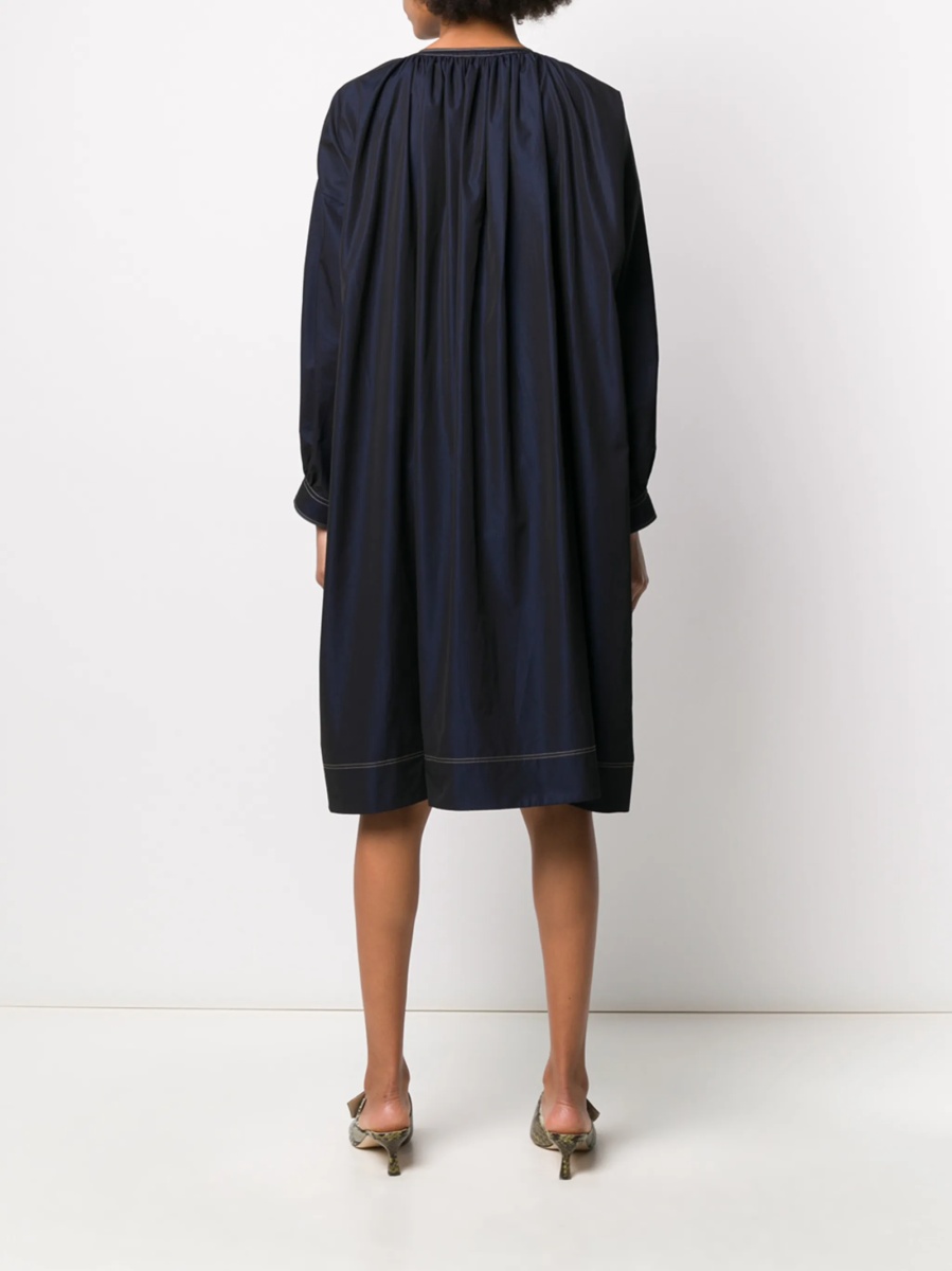 Rochie de zi Givenchy albastra - Img 4