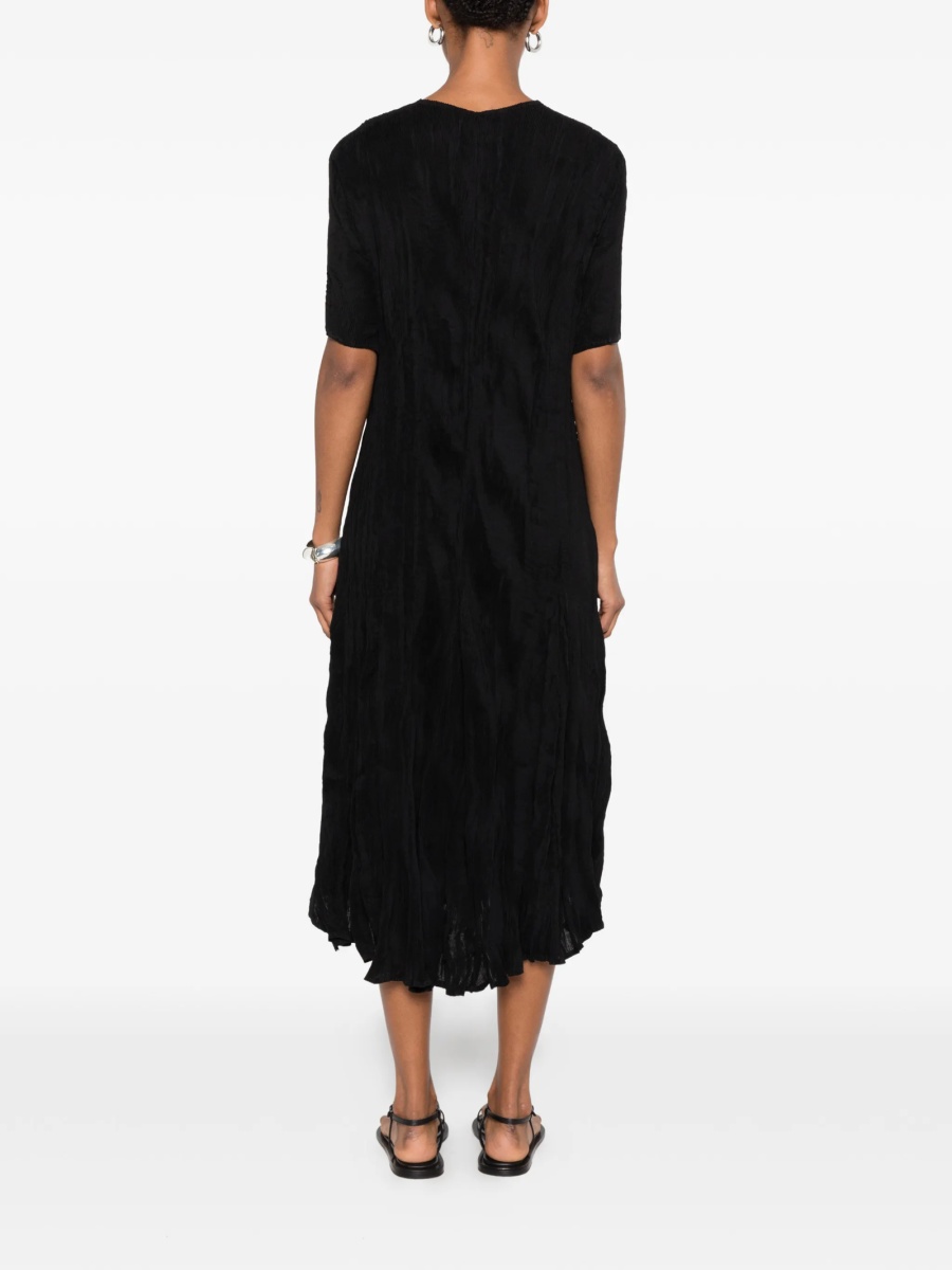 Rochie de zi GONGDID DESIGN neagra - Img 4
