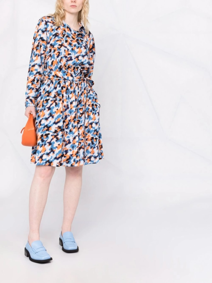 Rochie de zi Kenzo albastra - Img 2
