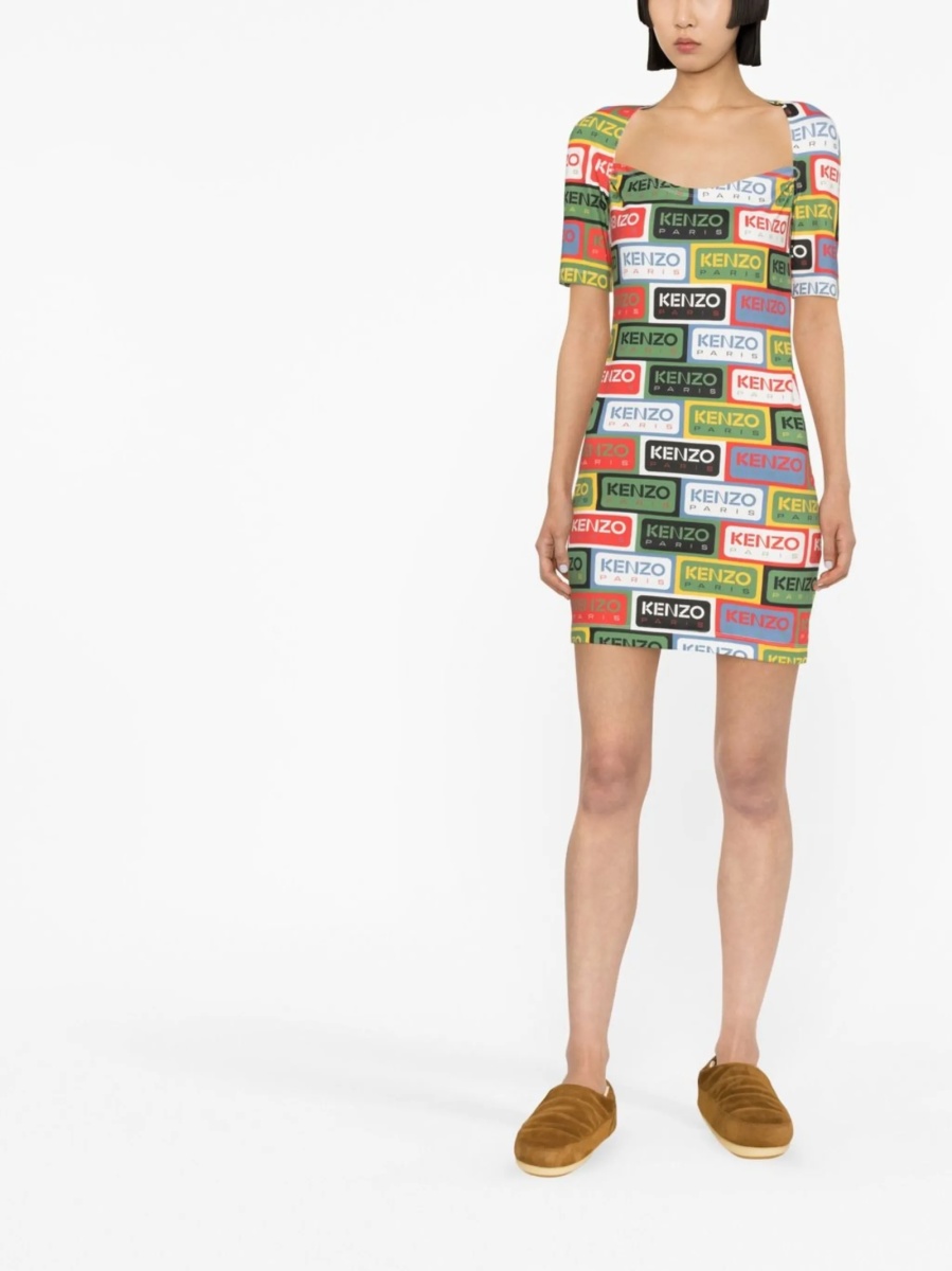 Rochie de zi Kenzo verde - Img 2
