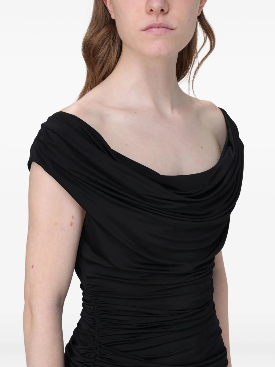 Rochie de zi Magda Butrym neagra - Img 4