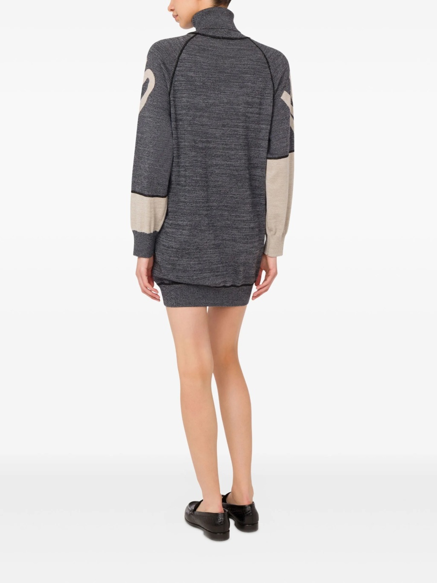 Rochie de zi MOSCHINO JEANS gri - Img 3