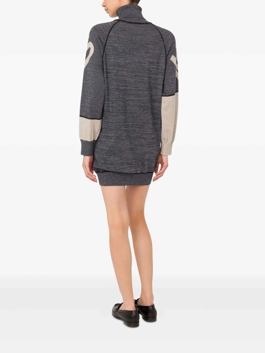 Rochie de zi MOSCHINO JEANS gri - Img 3