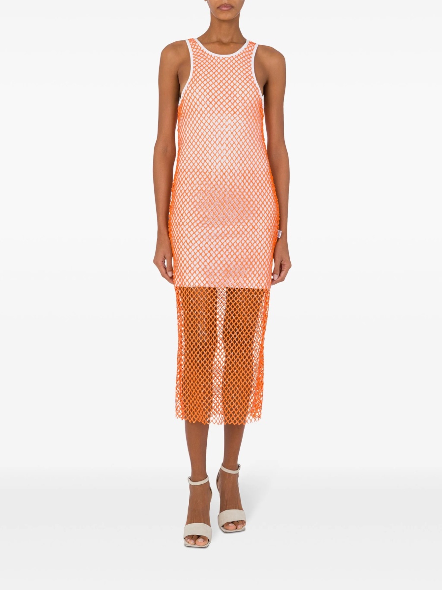 Rochie de zi MOSCHINO JEANS portocalie - Img 2