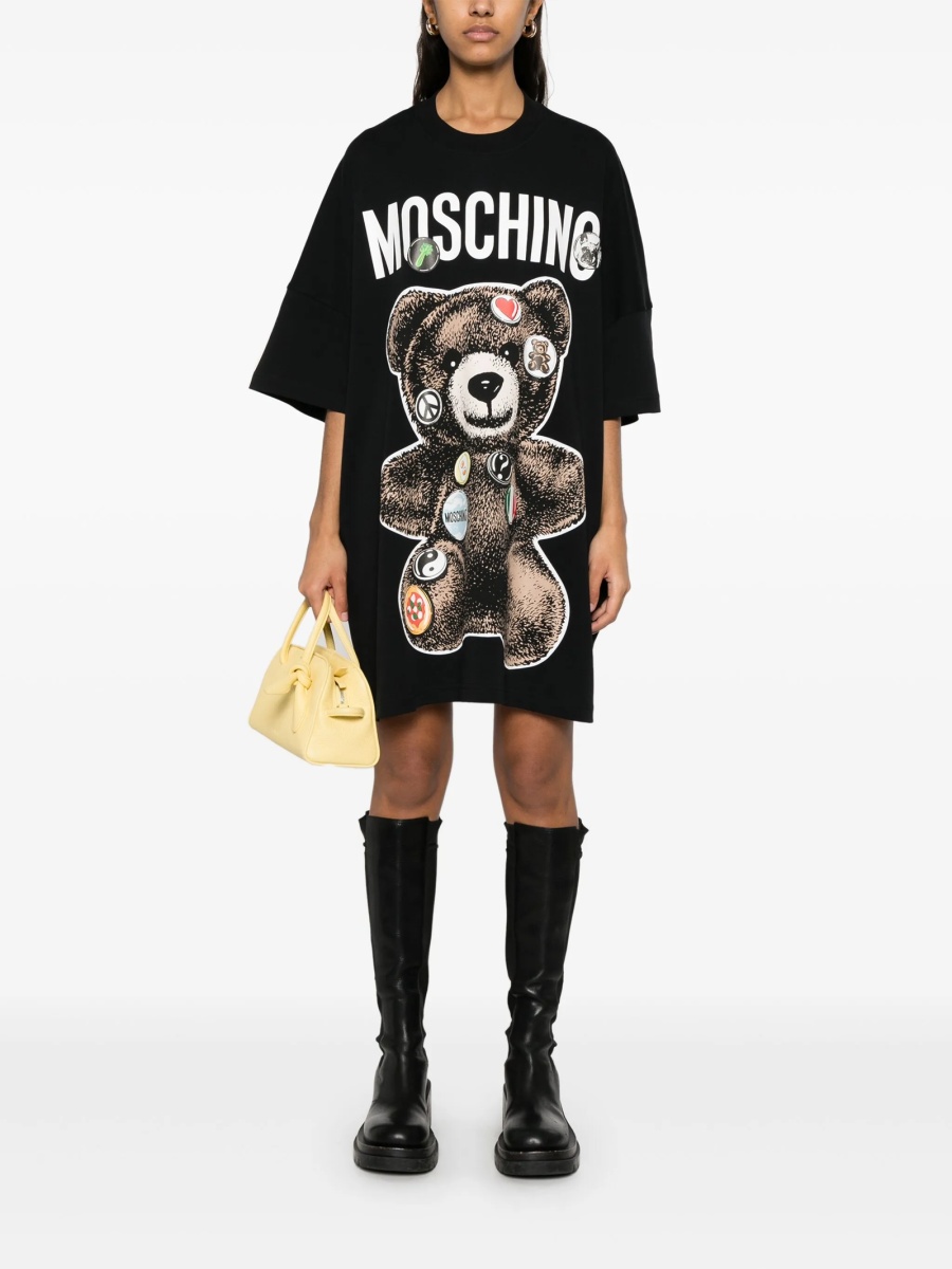Rochie de zi Moschino neagra - Img 2