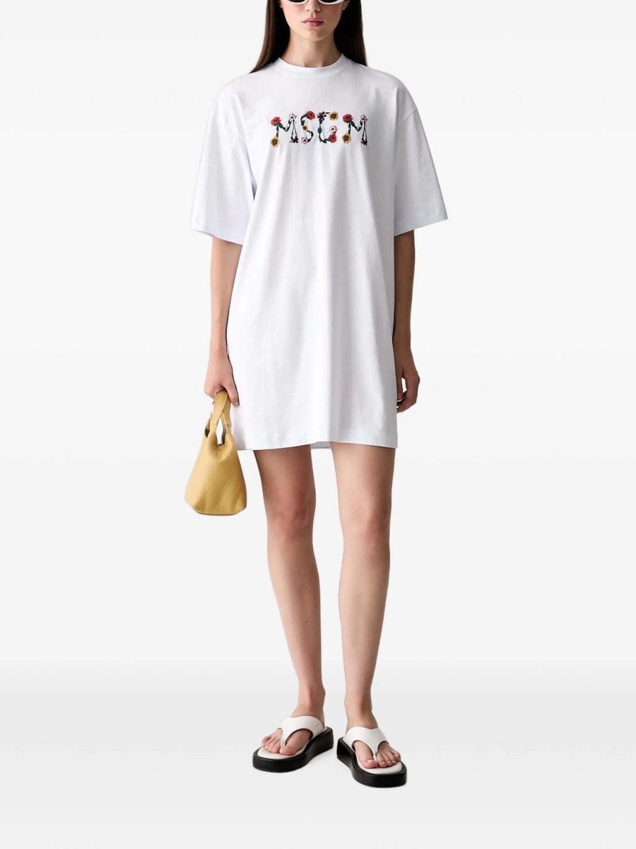 Rochie de zi MSGM alba - Img 2