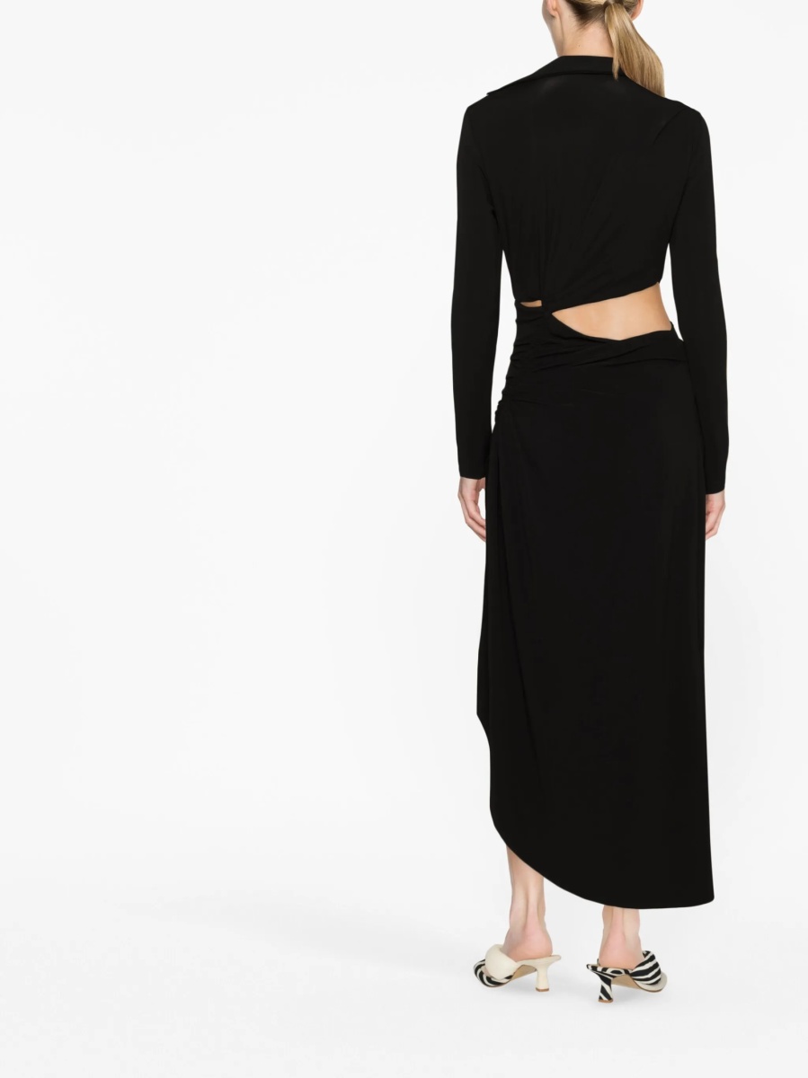 Rochie de zi Off-White neagra - Img 4