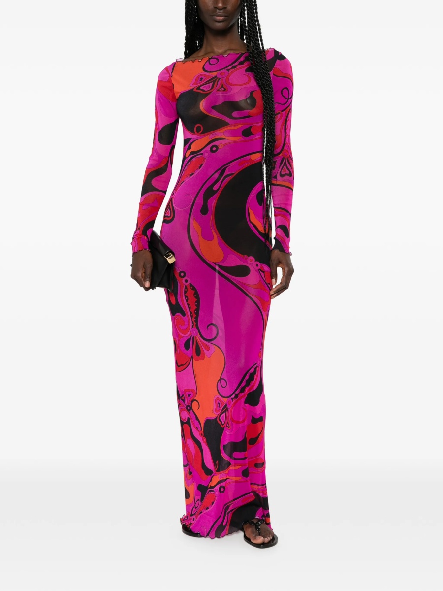 Rochie de zi PUCCI roz - Img 2