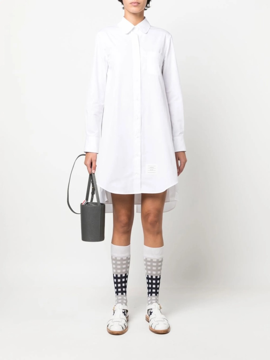 Rochie de zi Thom Browne alba - Img 2