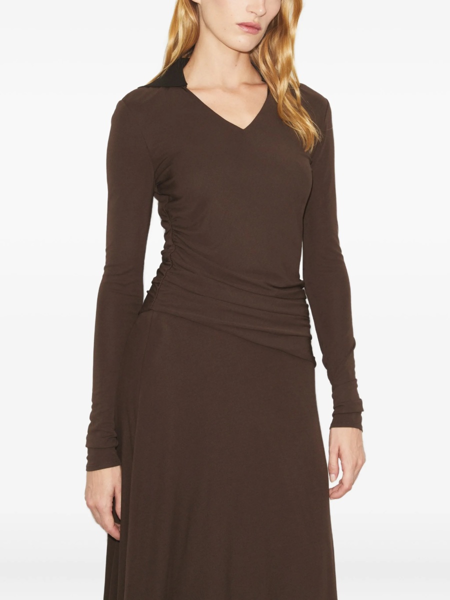 Rochie de zi Tory Burch maro - Img 4