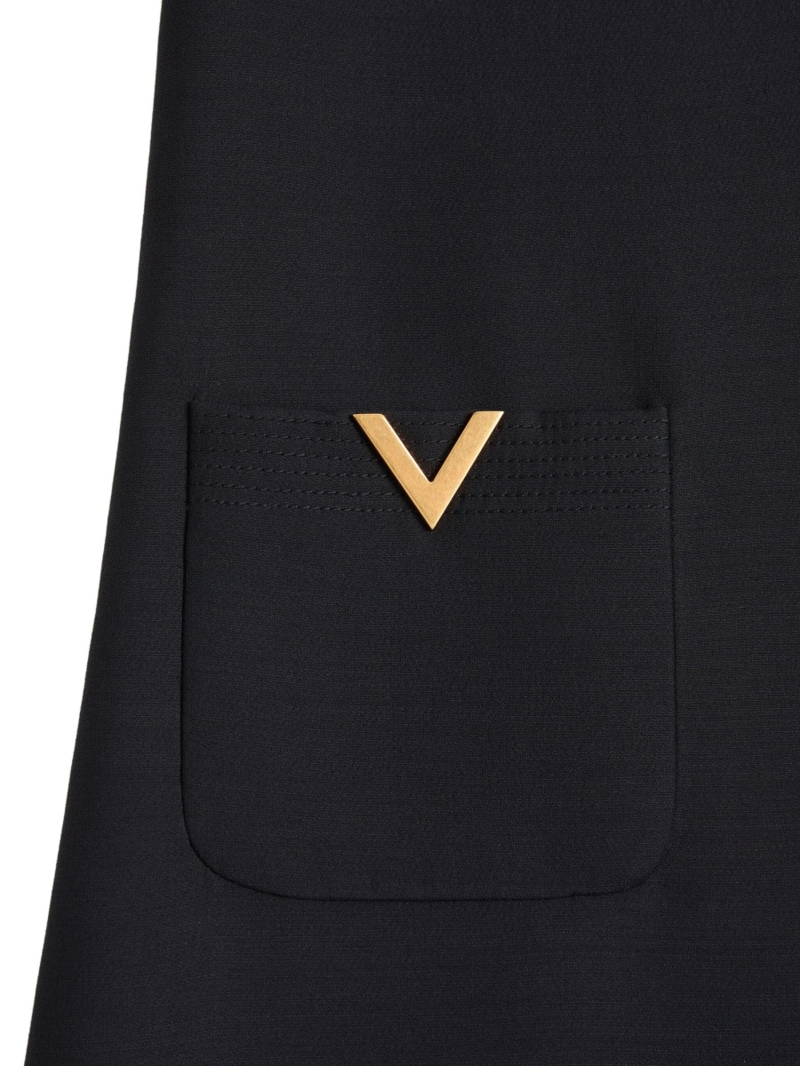 Rochie de zi Valentino Garavani neagra - Img 3