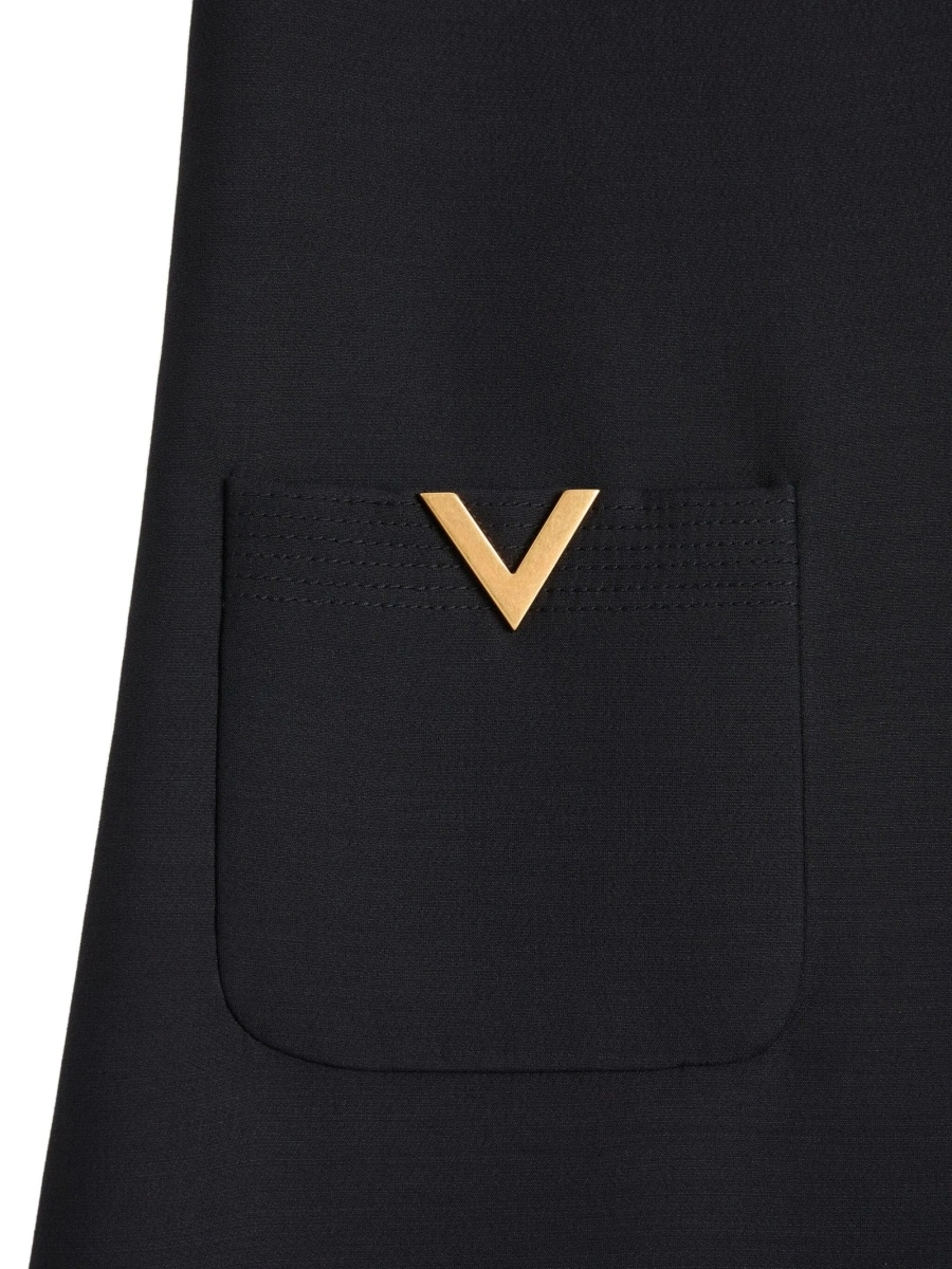 Rochie de zi Valentino Garavani neagra - Img 3