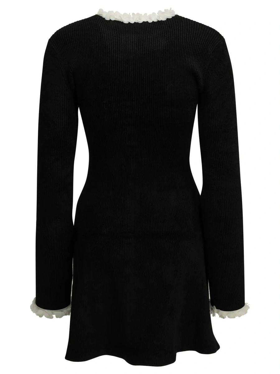 Rochie eleganta Self-Portrait neagra - Img 2