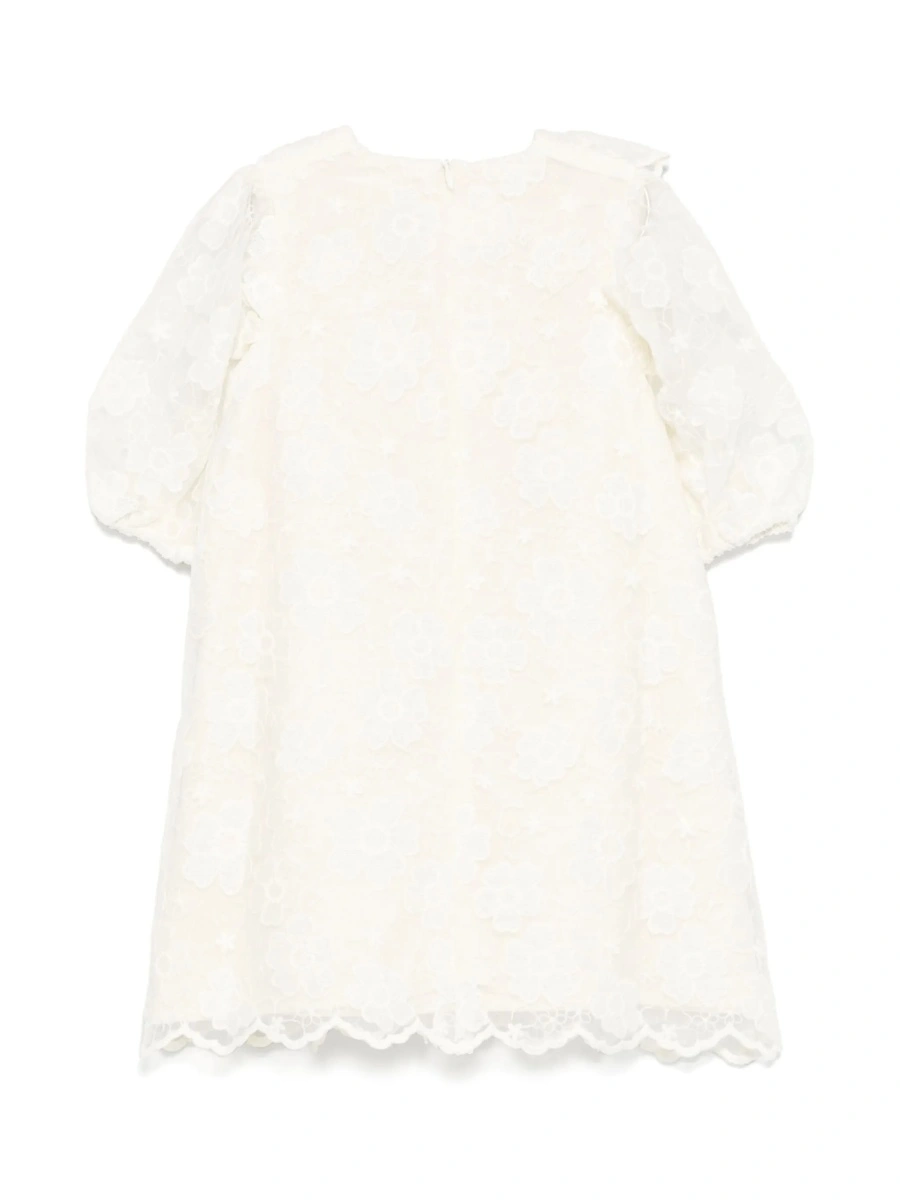 Rochie eleganta Tartine et Chocolat alba din poliamida - Img 2